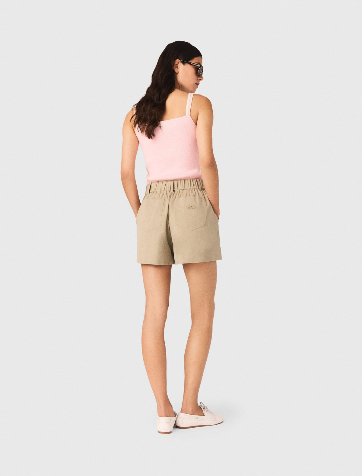 High straight-neck top | Maje