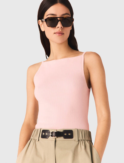 High straight-neck top | Maje