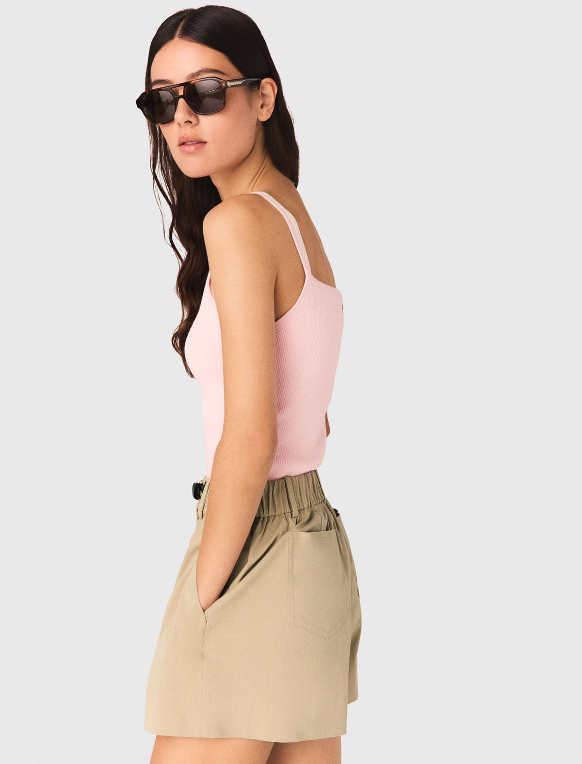 High straight-neck top | Maje