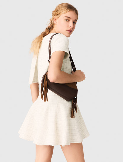 2-in-1 tweed dress | Maje