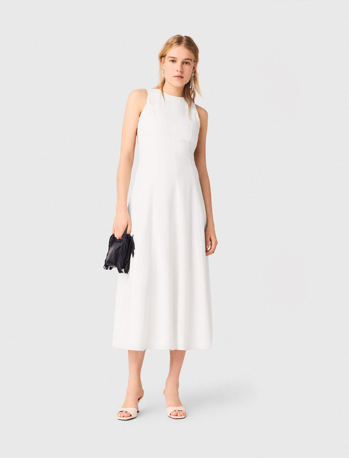 Backless midi dress | Maje