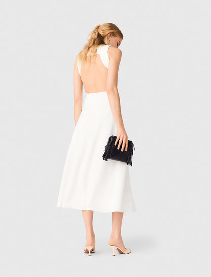Backless midi dress | Maje