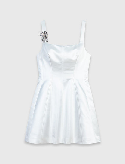 Short satin dress | Maje