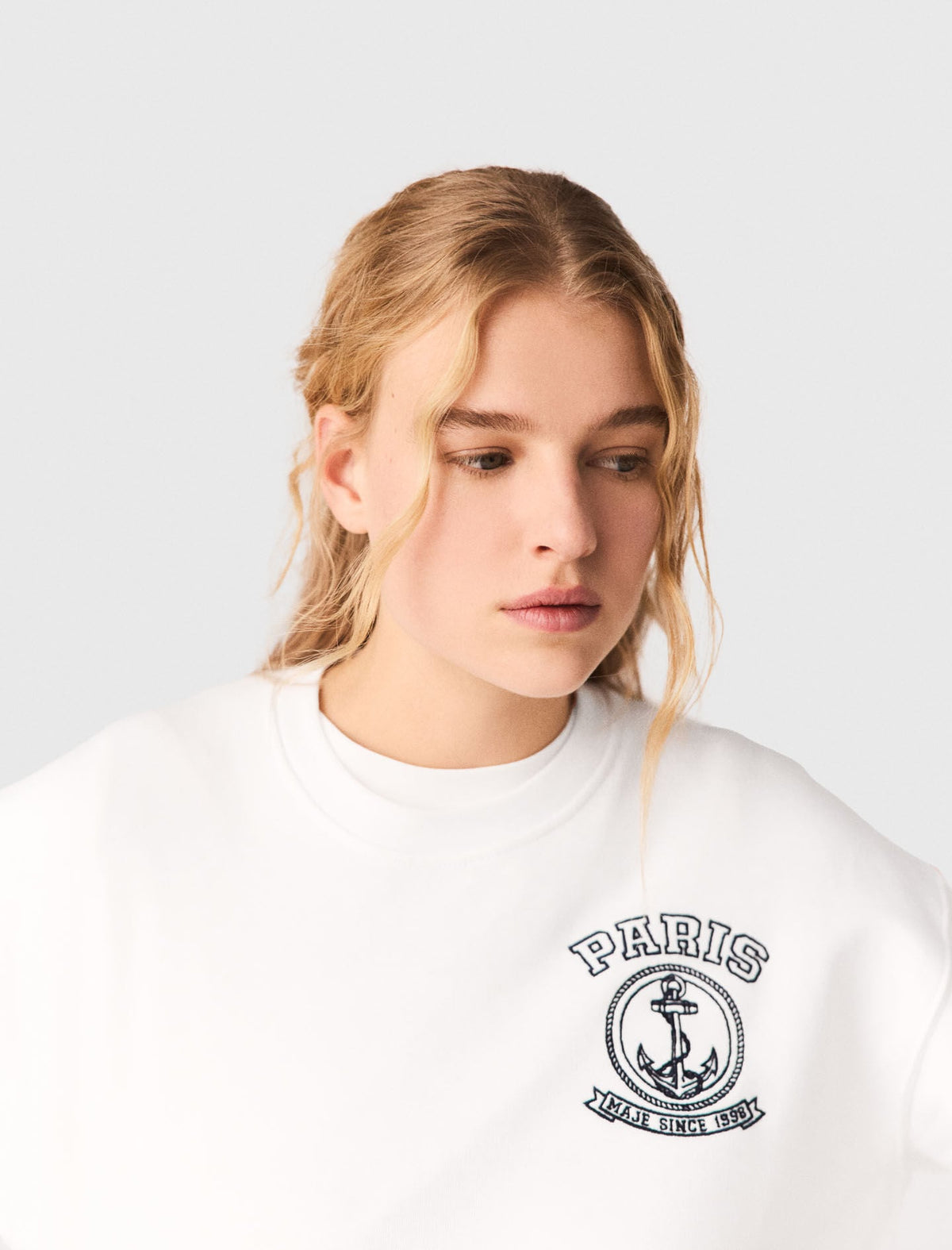 Sailor print sweatshirt | Maje