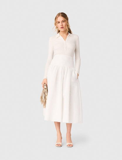 Long taffeta skirt | Maje