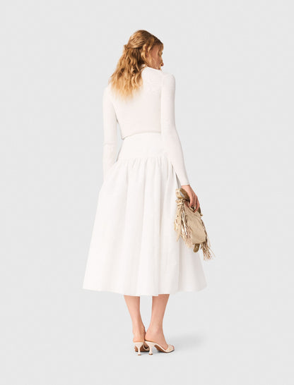 Long taffeta skirt | Maje
