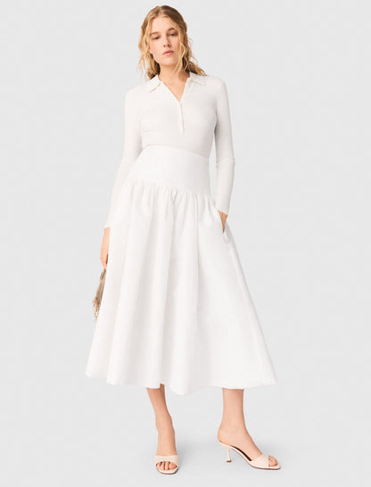 Long taffeta skirt | Maje