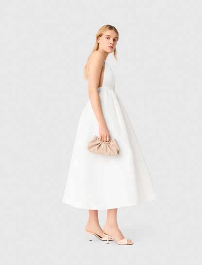 Jewelled taffeta maxi dress | Maje