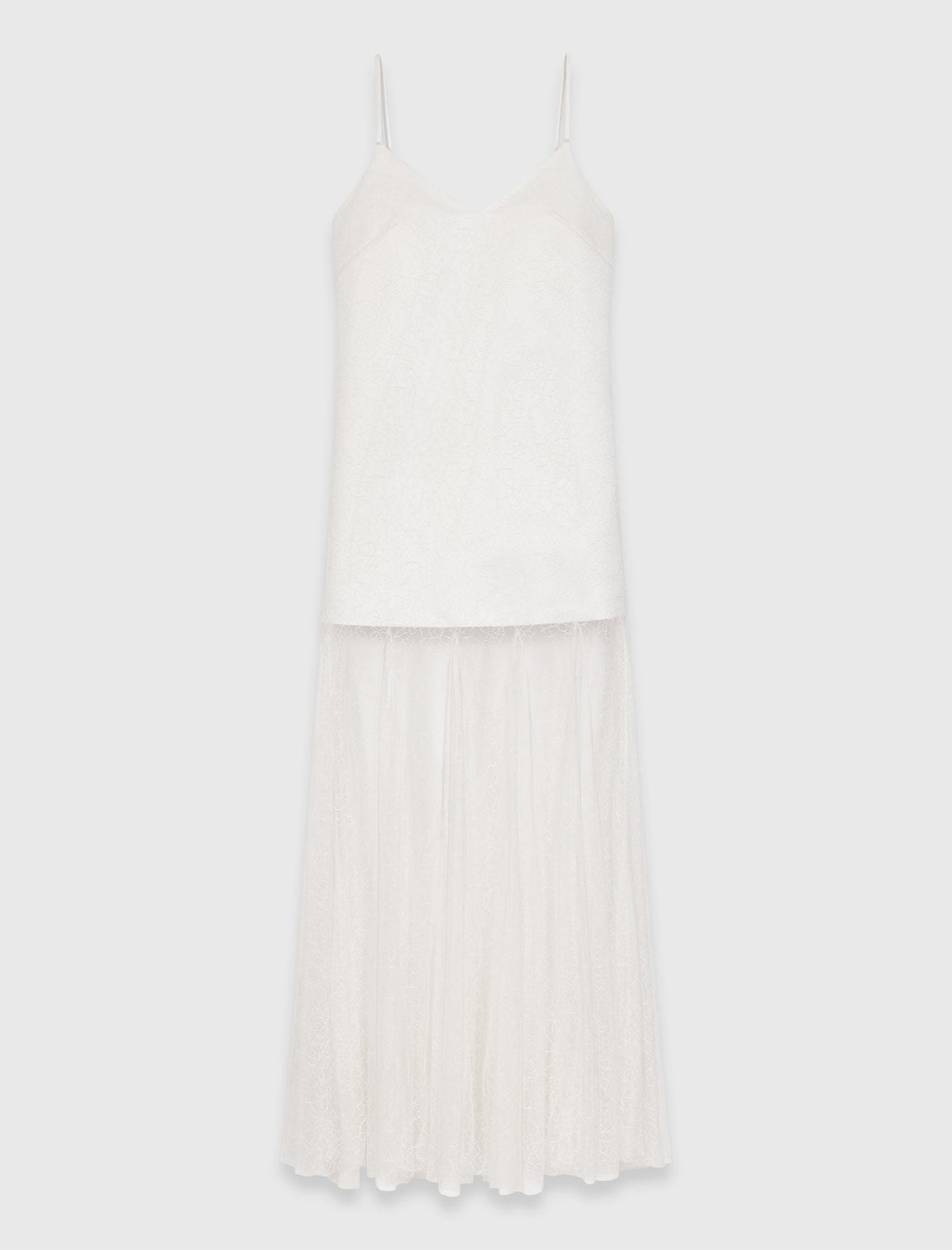 Taffeta and lace dress | Maje