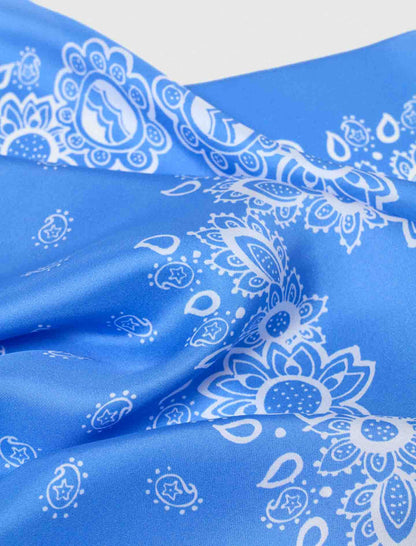 Bandana Print Silk Scarf | Maje