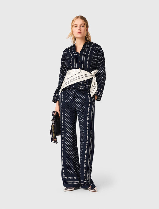 Bandana print pants | Maje