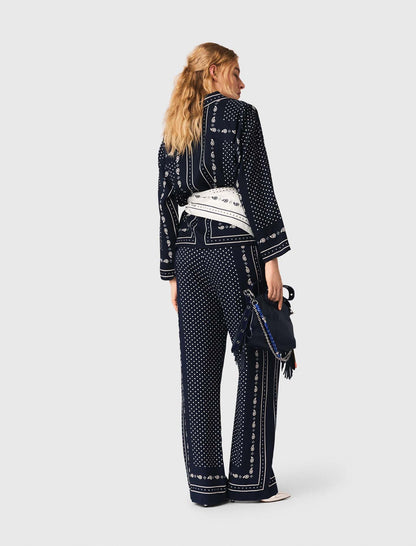 Bandana print pants | Maje