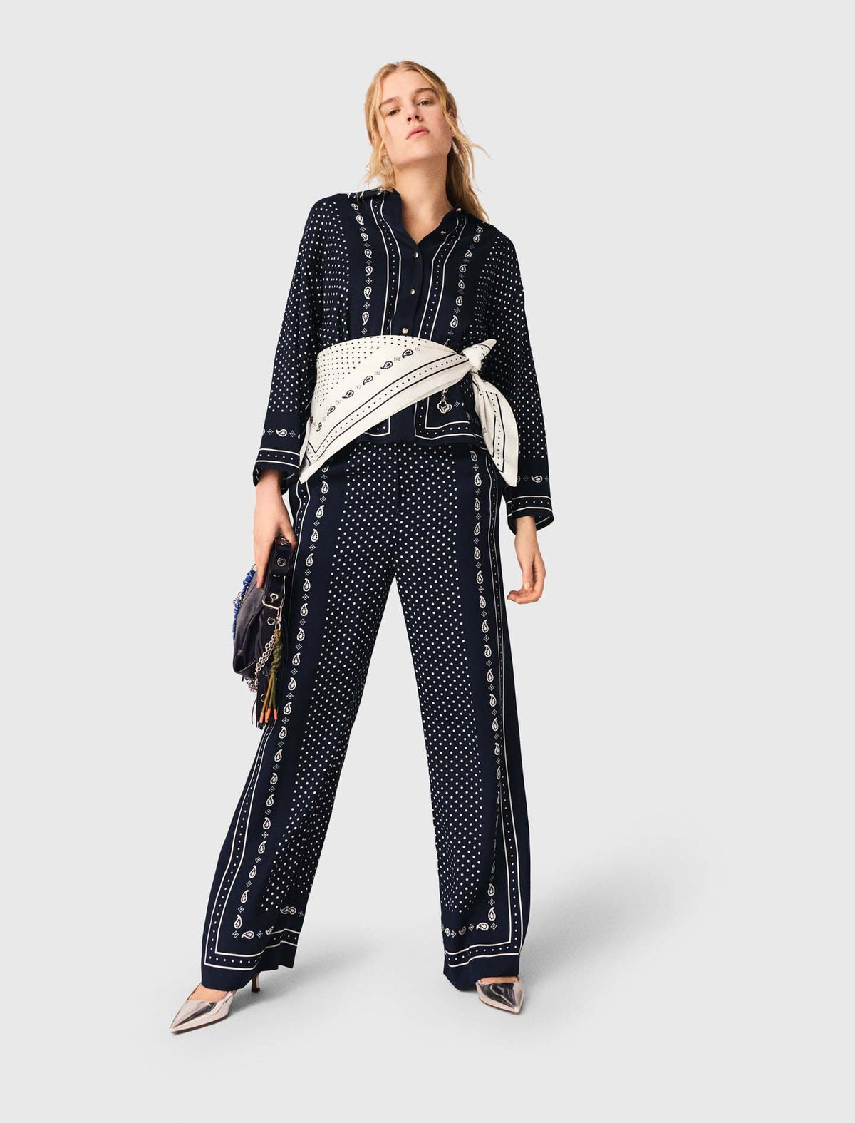 Bandana print pants | Maje