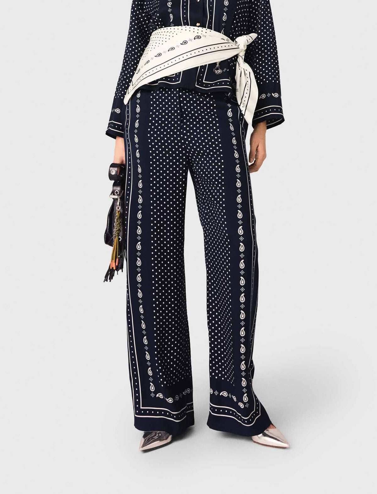 Bandana print pants | Maje