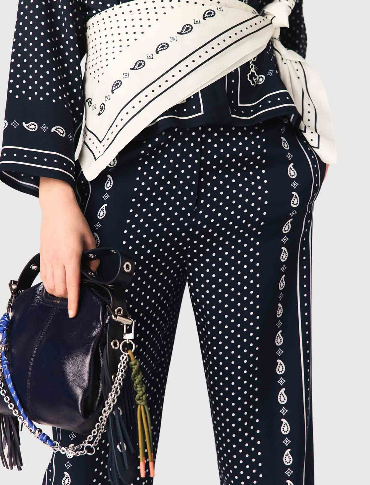Bandana print pants | Maje