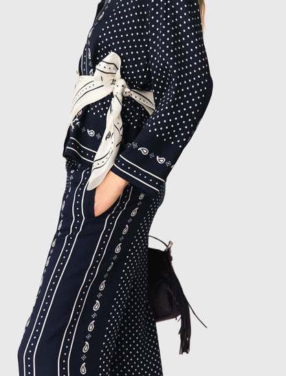Bandana print pants | Maje