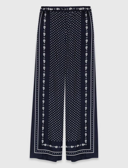 Bandana print pants | Maje