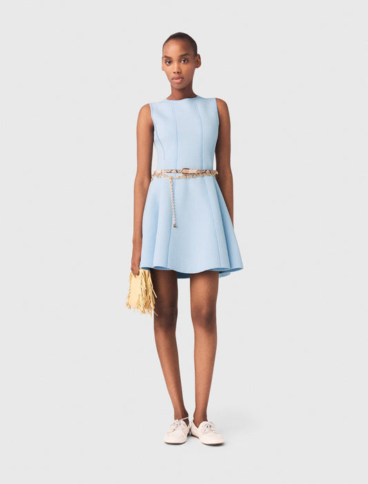 Skater dress with jewelled bows | Maje