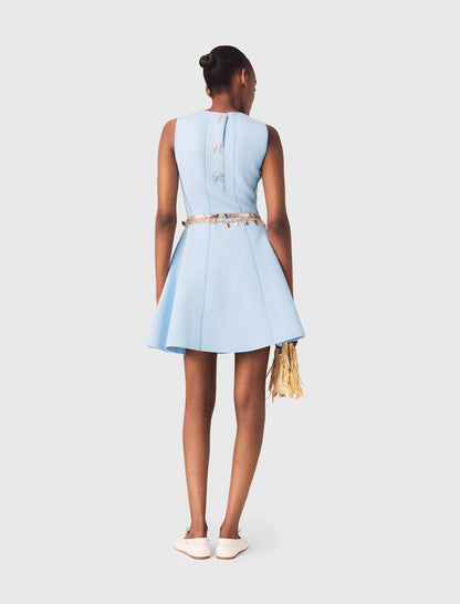 Skater dress with jewelled bows | Maje