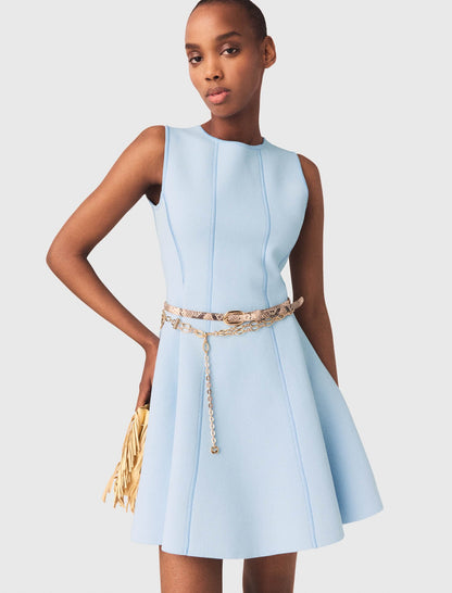 Skater dress with jewelled bows | Maje