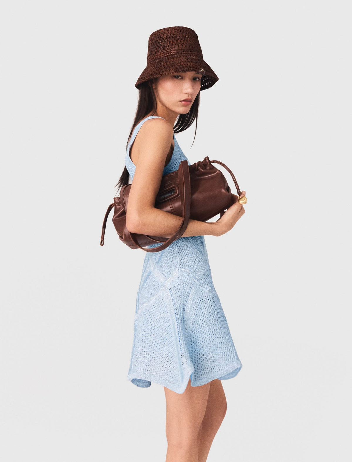 Short crochet dress | Maje