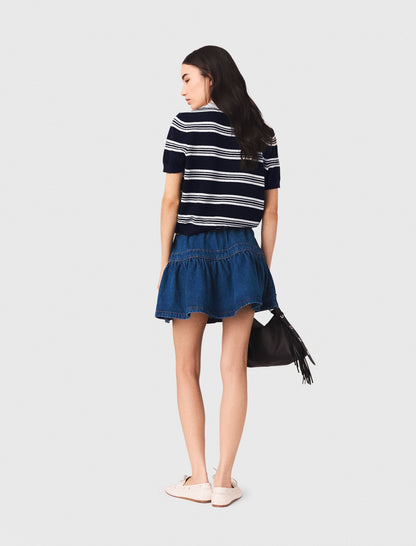 Short denim skirt | Maje