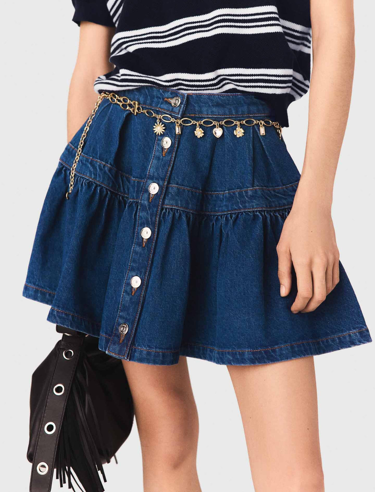 Short denim skirt | Maje