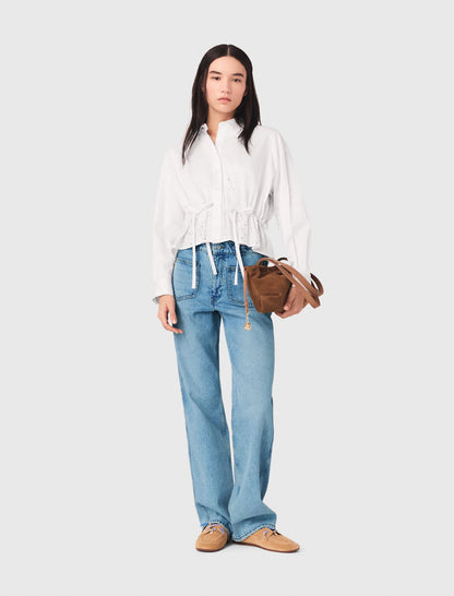 Straight jeans with chains | Maje