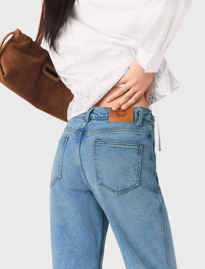 Straight jeans with chains | Maje