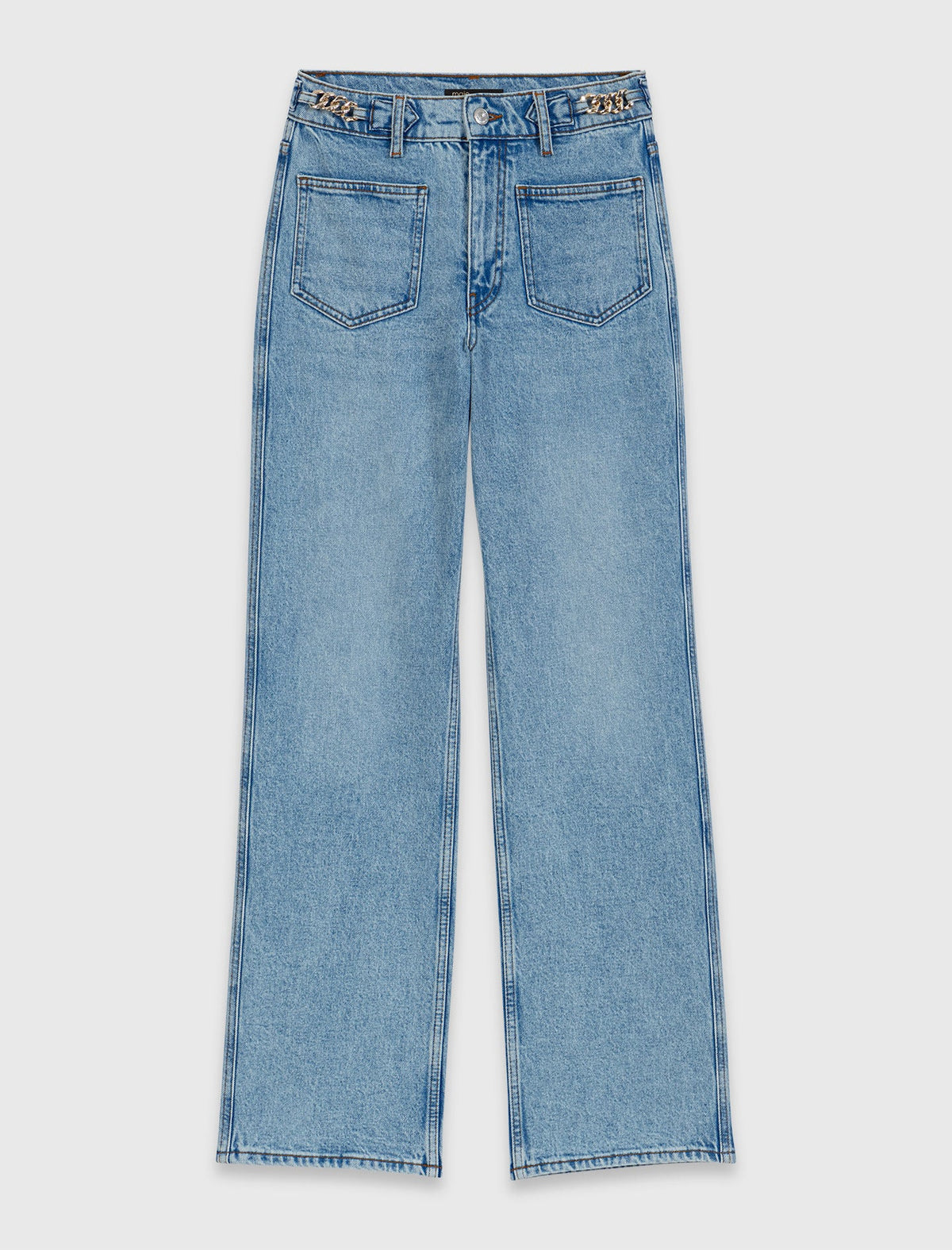 Straight jeans with chains | Maje
