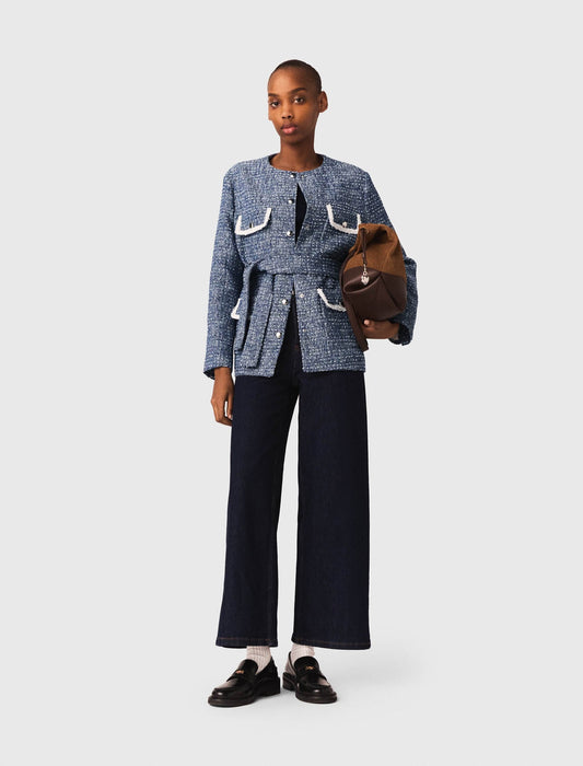 4-pocket tweed jacket | Maje
