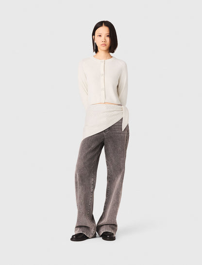 Bow jewellery button cardigan | Maje