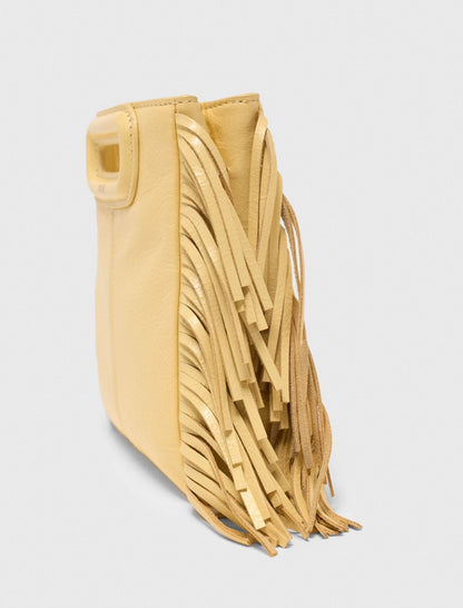 Matte crackled leather M Mini bag | Maje