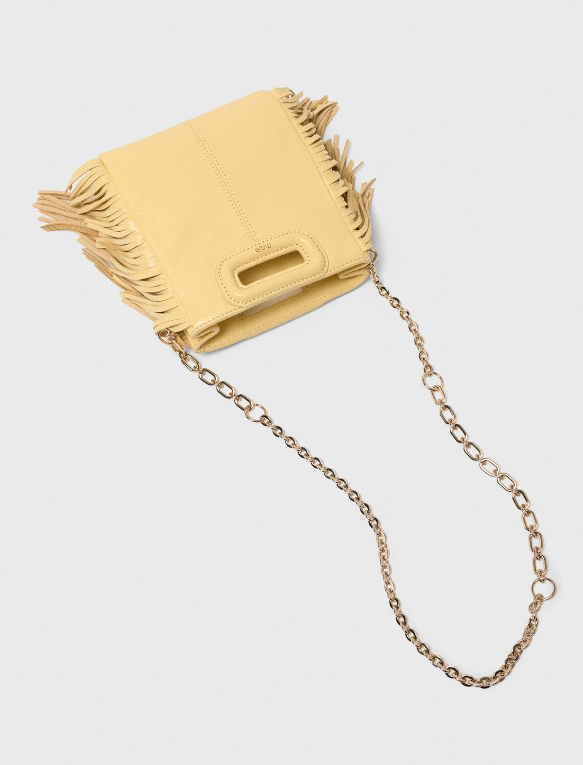 Matte crackled leather M Mini bag | Maje