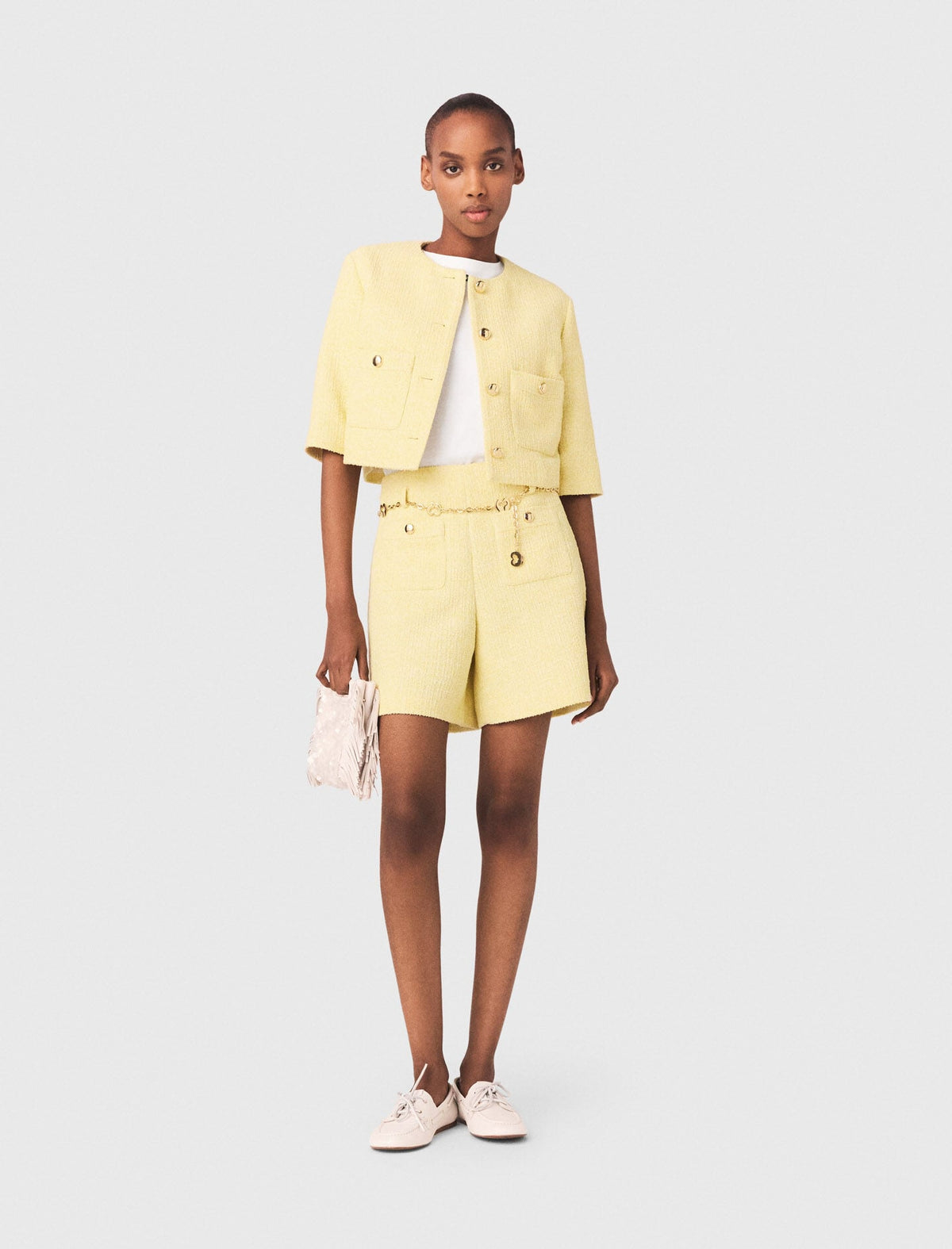 Tweed shorts | Maje