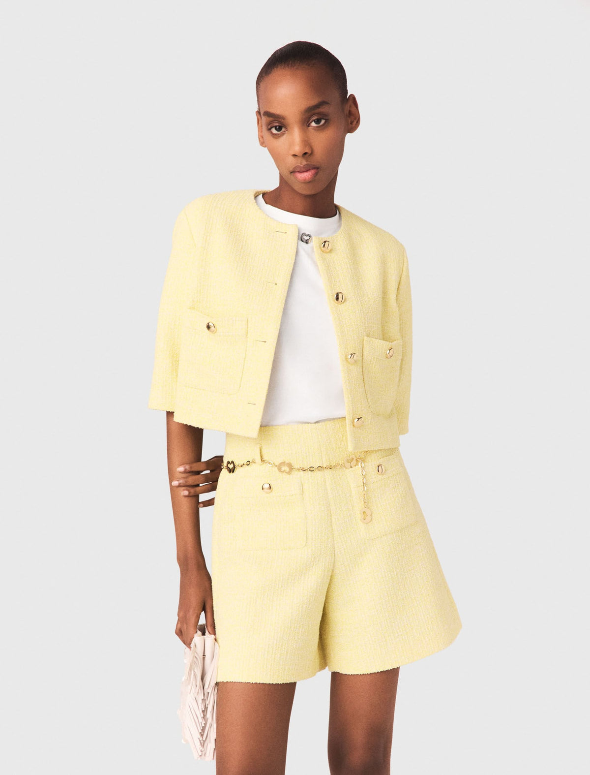 Tweed shorts | Maje