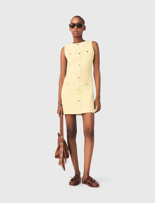 Short tweed dress | Maje