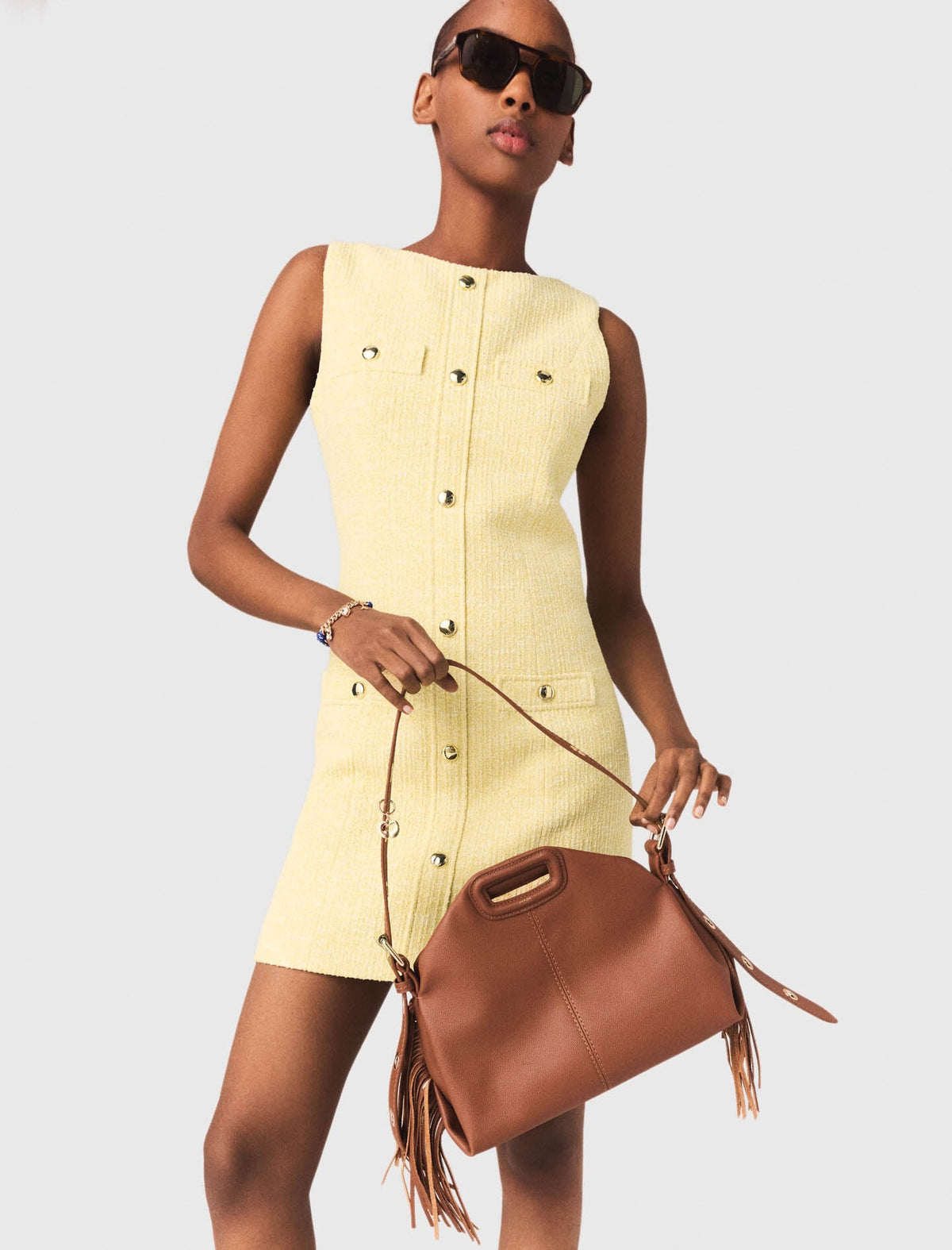 Short tweed dress | Maje