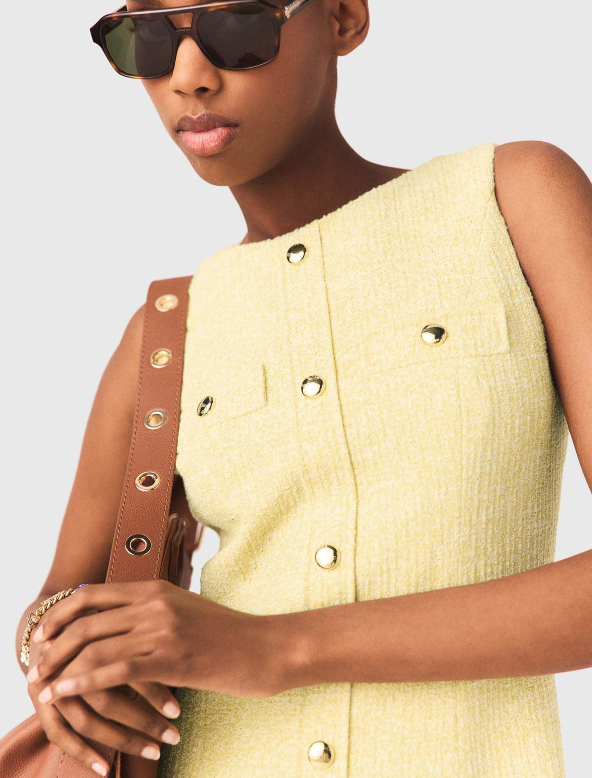 Short tweed dress | Maje
