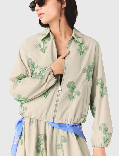 Beaded technical jacket | Maje