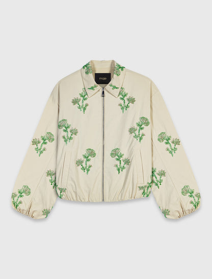 Beaded technical jacket | Maje