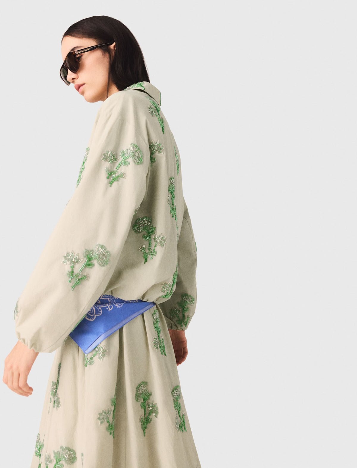 Beaded technical jacket | Maje