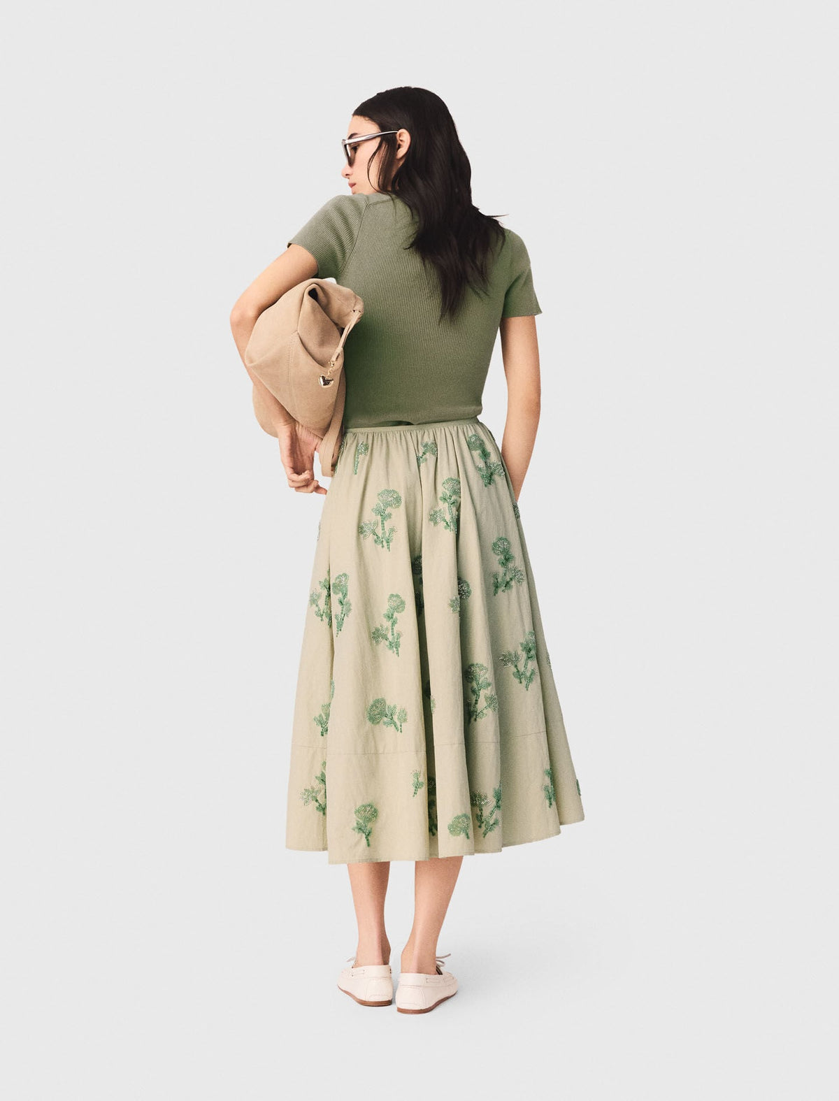 Beaded technical skirt | Maje