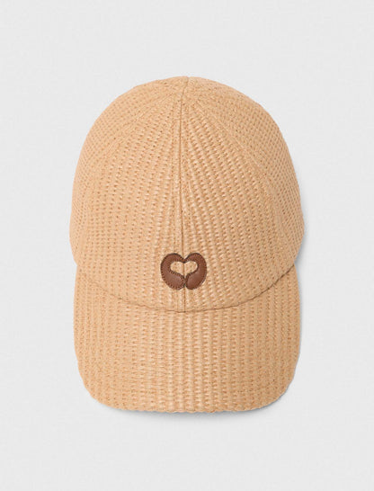 Natural-texture cap | Maje