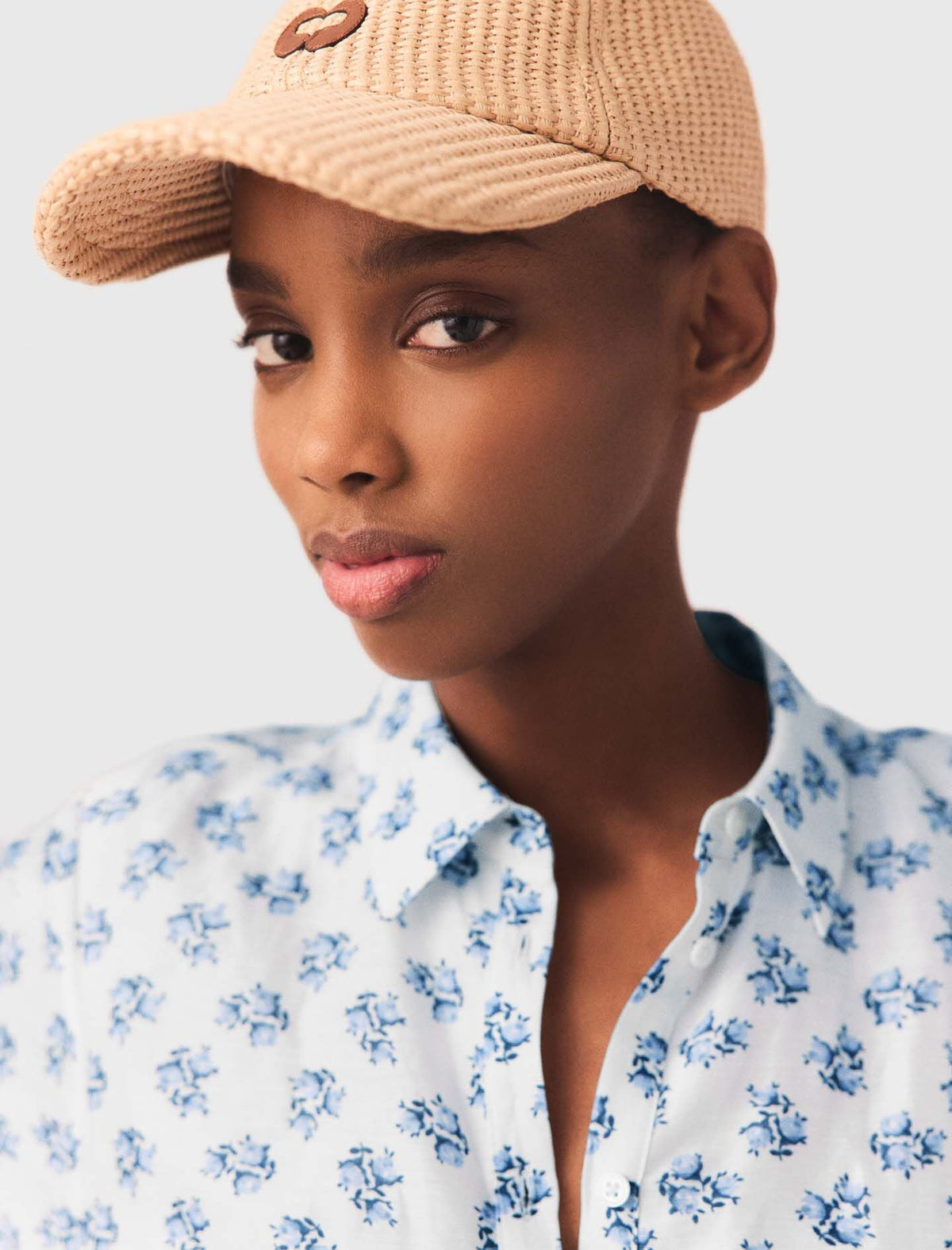 Natural-texture cap | Maje