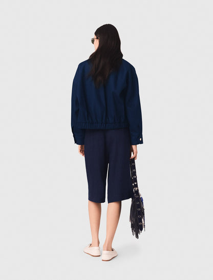 Cotton bomber jacket | Maje