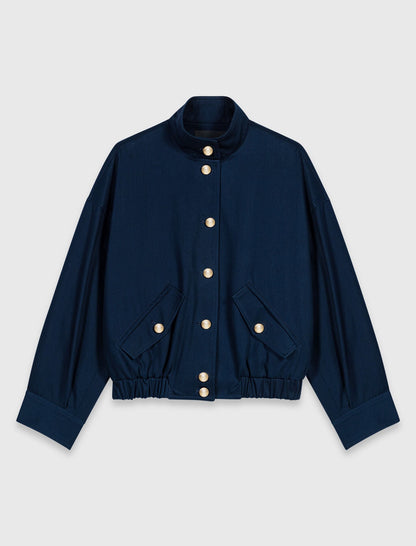 Cotton bomber jacket | Maje
