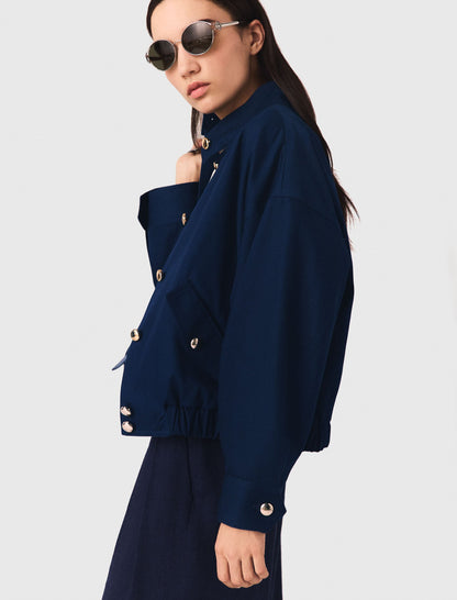 Cotton bomber jacket | Maje