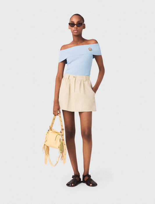 Cotton skort | Maje