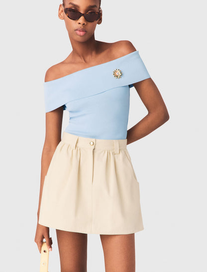 Cotton skort | Maje